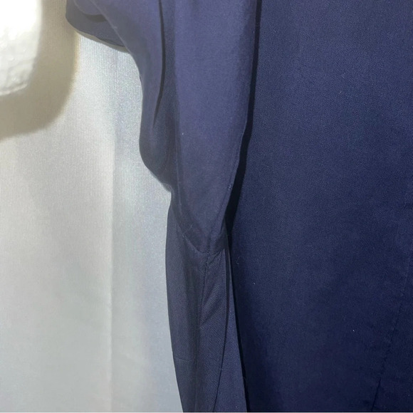 J. McLaughlin Ciara Wrap Dress Dark Navy Size Small Lyocell Brunch Elegant - Picture 7 of 16